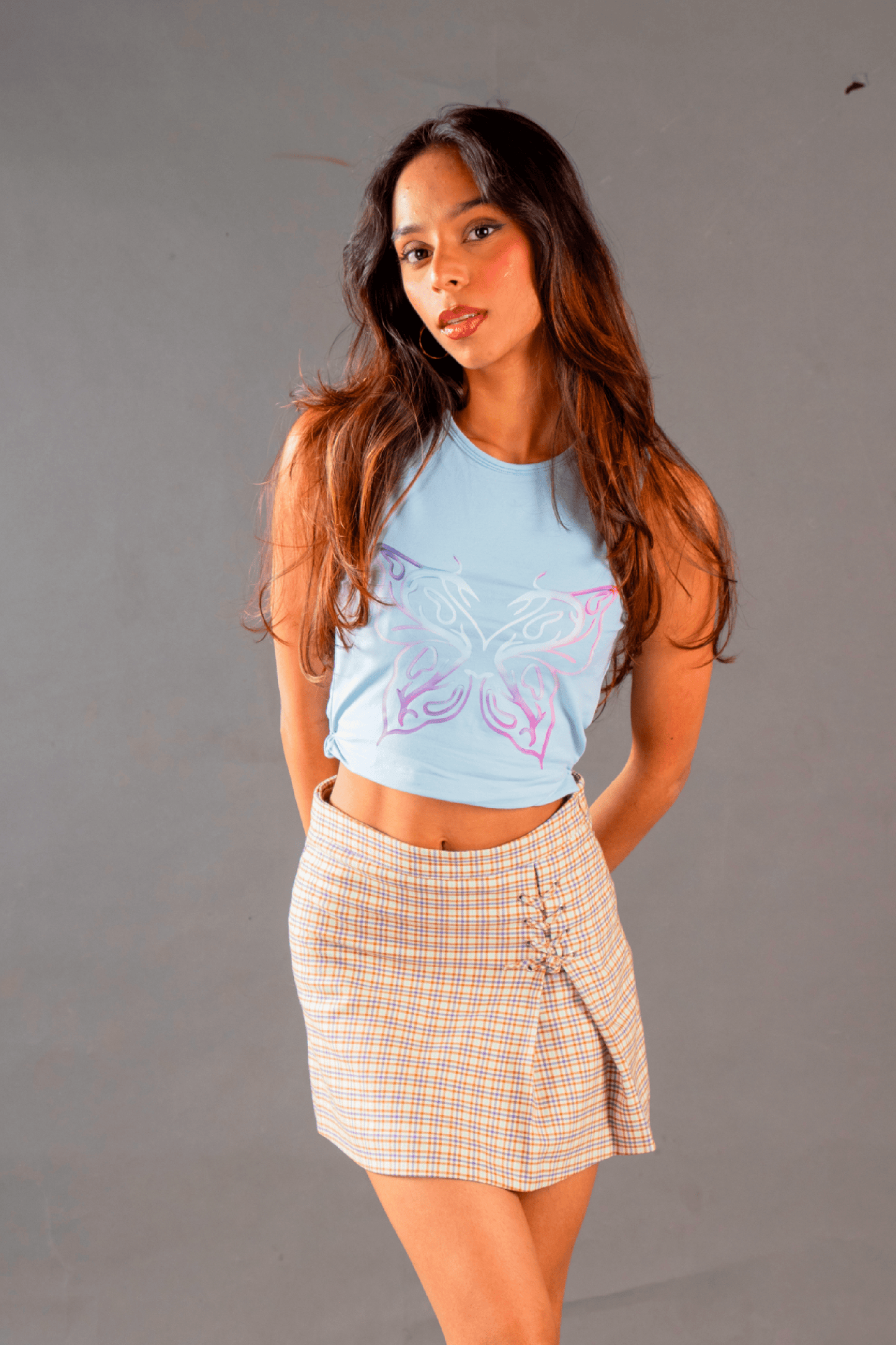 Flutter Crop Vest